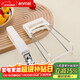 Anbuy 2-piece set of anti-scalding plate and bowl clamps, steamer clamps, kitchen anti-slip and anti-scalding plate and bowl clamps S1282