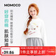 Mami Maka (MOMOCO) children's clothing girls T-shirt 2026 spring style medium and large children's fashionable casual T-shirt white 90