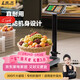 Xiangshan Electronic Scale Commercial Electronic Platform Scale High-precision Counting Scale Price Upgraded Stainless Steel Waterproof 150kg/50g LCD Black Letter Kangmei Series
