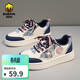 Baba Duck Youth Shoes Women's Casual Student Shoes 2026 New Medium and Large Children's Versatile Spring Sports Shoes Mi Dark Blue 39