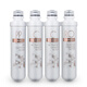 Wubaobao es adecuado para el purificador de agua Midea purificador de agua F1 elemento filtrante MRO202-4 MRO203-4 206 MRC1692-50G 1693-50G MRO1592-50G 1593-50G F1 (PP+C1+C2+RO) conjunto completo de elementos filtrantes