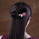 Beaded hairpins, classical hairpins, hairpins, hairpins, Chinese style antique style headwear, wooden hairpins, hairpins