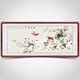 Xundian Chinese painting persimmon living room decoration painting Chinese restaurant study hanging painting sofa background wall bedroom landscape ink calligraphy and painting Magnolia fragrance solid wood with frame 63*123 cm