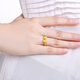 Saturday Fortune (ZLF) Gold Ring Women's Gold 999 Bow Cute Ring Price No. 12-3.82g