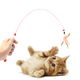 Cat Toy Cat Playing Rod Wire Cat Playing Rod Bell Feather Cat Playing Rod Pet Cat Toy Kitten Kitten Interactive Supplies Fishing Rod Cat Playing Stick