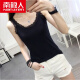 Antarctic camisole women's inner and outer bottoming shirt slim short sleeveless top summer black-thin one size