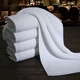 Bingxingmeng pure cotton white towel wholesale hotel beauty salon Baotou thickened cotton customized logo water-absorbent white towel beauty salon Baotou special 120g 32 strands