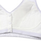 Little nurse wire-free bra, middle-aged and elderly cotton bra underwear, large size front button mother vest-style bra underwear