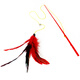 Cat Toy Cat Playing Rod Wire Cat Playing Rod Bell Feather Cat Playing Rod Pet Cat Toy Kitten Kitten Interactive Supplies Fishing Rod Cat Playing Stick