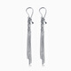 Pt.Charm platinum earrings for women pt950 platinum earrings one curtain Youmeng fashionable versatile long tassels gift for the goddess, ready stock 2.7-2.8 grams a pair