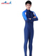 DIVE&SAIL swimsuit women's conservative one-piece long-sleeved sun protection quick-drying breathable wetsuit surfing snorkeling suit couple swimsuit men's blue 2XL