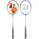 Double Happiness DHS badminton racket double racket primary training 2-piece offensive and defensive all-in-one badminton racket set ES320 with 3 balls