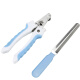 Dipur Cat Nail Clippers Pet Teddy Cat Nail Clippers Nail Clippers Small, Medium and Large Dog Nail Clippers Supplies Blue