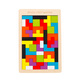 
Sangetian (SANGTY) Tetris puzzle building blocks for children's puzzle early education intelligence boys and girls toys pie board jigsaw puzzle cube boutique basswood