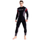 HiSEA2.5mm wetsuit men's one-piece long-sleeved thermal suit swimsuit SCR outdoor snorkeling suit surfing suit jellyfish suit gray M