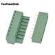TaoTimeClub 3.81MM plug-in terminal block straight pin curved pin KF2EDG-3.81 8P straight pin set