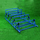 Football training hurdle rack, physical training rack, fitness equipment, agility jump hurdle, ladder, jump fence height adjustable yellow