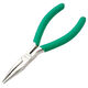 Pro skit 1PK-036S non-slip green handle titanium tipped nose pliers (136mm)