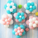 Green reed balloon arch shape chain 5 meters plum blossom shape clip accessories 20 pieces wedding opening proposal decoration decoration knotter 3 balloon tying tools