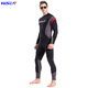 HiSEA2.5mm wetsuit men's one-piece long-sleeved thermal suit swimsuit SCR outdoor snorkeling suit surfing suit jellyfish suit gray M