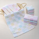 Full strength 3-pack free pure cotton gauze square towels, infant and toddler saliva towels, kindergarten small square towels, hand towels, small towels, pure cotton towels wholesale, mixed color 3-piece set 25*25