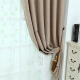 [Customizable] Heisha's high-quality thickened warm linen curtains for the living room and bedroom, fully blackout fabrics, finished products, matching window screens, custom-made hooks, 1 meter wide (how many meters do you need to take a few pieces)