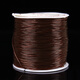 Jun En DIY Brown Crystal Elastic Cord Elastic Rope Beading Wire Threading Beads Bracelet Bracelet Wire Accessories Diameter 1.2 mm per roll