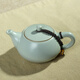 Rudao Ru kiln teapot single pot ceramic Kung Fu tea set household filter teapot Ru porcelain can grow open piece retro tea infuser Ru kiln year after year rising pot 160ml