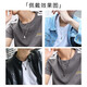 Sa Ya necklace men's fashion accessories punk hip-hop hanging chain boys clavicle chain gift boyfriend lettering men's pendant silver pendant