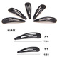 AiChoice black clip bb clip hairpin hairpin bangs clip short hair side clip broken hair top clip female hair side clip clip headwear fashion medium size 10 (boxed)