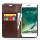 Qieli Flip Leder geeignet für Apple 7/8 Mobiltelefon Schutzhülle Abdeckung für Apple iPhone 7/7plus Leder-Hülle-4,7 Zoll-7-Klasse Schwarz