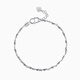Pt.Charm platinum bracelet for women Pt950 platinum fashion star shining bamboo extension chain as a gift for girlfriend and wife. If it is not in stock, it can be customized. Take 2.05g as an example