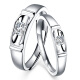 Silver language, silver talk, S925 silver ring, single-minded fashion couple's love ring, proposal ring, living mouth JZ0094