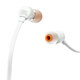 JBLT110 wired headset stereo in-ear headset computer game sports headset suitable for 3.5mm interface equipment white