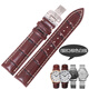 Correa de reloj Zhengtu Adecuado para Mido Berenseli Serie M3895C Correa de reloj M3895.4.21.8 (Hebilla dorada) Brown Brown Línea 20 mm