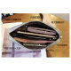 Gelozid True Large Capacity 2022 New Handbag Women's Clutch Wallet First Layer Cowhide Clutch Bag Zipper Coin Purse Black