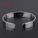 GsunG PT950 Platinum Glossy Bracelet Platinum Bracelet Smooth Buckle Opening Men's and Women's PSL006 Need to be customized Priced by the gram