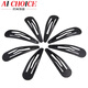 AiChoice black clip bb clip hairpin hairpin bangs clip short hair side clip broken hair top clip female hair side clip clip headwear fashion medium size 10 (boxed)