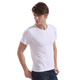 Langsha short-sleeved vest men's thin solid color sports elastic slim bottoming sweatshirt for men