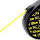 Flexi German imported fluorescent yellow dog leash artifact dog chain rope M size 5 meters