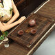 Tang Feng high-end Kung Fu tea set tea tray simple home living room tea cup tray rectangular drainage drain tea table with drainage Hexiang Youmeng 55*33cm (86)