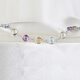 GEM STONE KING Bracelet for Women 25 Carat Colored Treasure 925 Silver New Fashion Couple Send Girlfriend Bracelet Chinese Valentine's Day Gift