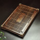 Tang Feng high-end Kung Fu tea set tea tray simple home living room tea cup tray rectangular drainage drain tea table with drainage Hexiang Youmeng 55*33cm (86)