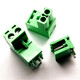 TaoTimeClub KF2EDGK plug-in terminal block 5.08MM connector PCB terminal set 4P bent pin set