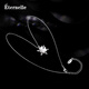 Eternelle French Eternal Versatile Clavicle Chain Austrian Crystal Snowflake Necklace Brand Pendant Birthday Gift 925 Snowflake White