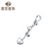 Caibai Jewelry Platinum Pendant Platinum Pt950 Heart Shape Pendant Price BJ Platinum Pendant About 0.96g