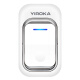 YIROKA doorbell wireless home smart home wireless doorbell one support one long distance elderly pager battery door ring A-289 white