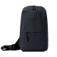 Xiaomi (MI) multifunctional urban casual chest bag men's shoulder bag crossbody bag can accommodate 7-inch tablet computer dark gray
