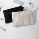 YONBEN/Yuanbenliangchang Pure Cotton Canvas Storage Bag IPad Bag Envelope Bag Clutch Bag Liner Bag Medium Bag Dark Brown