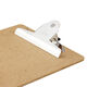 
Deli Writing Board Clip Office Supplies A4/A5 Folder Clip Cardboard Writing Board Clip Clip 9227 (A4 Wooden Butterfly Clip)